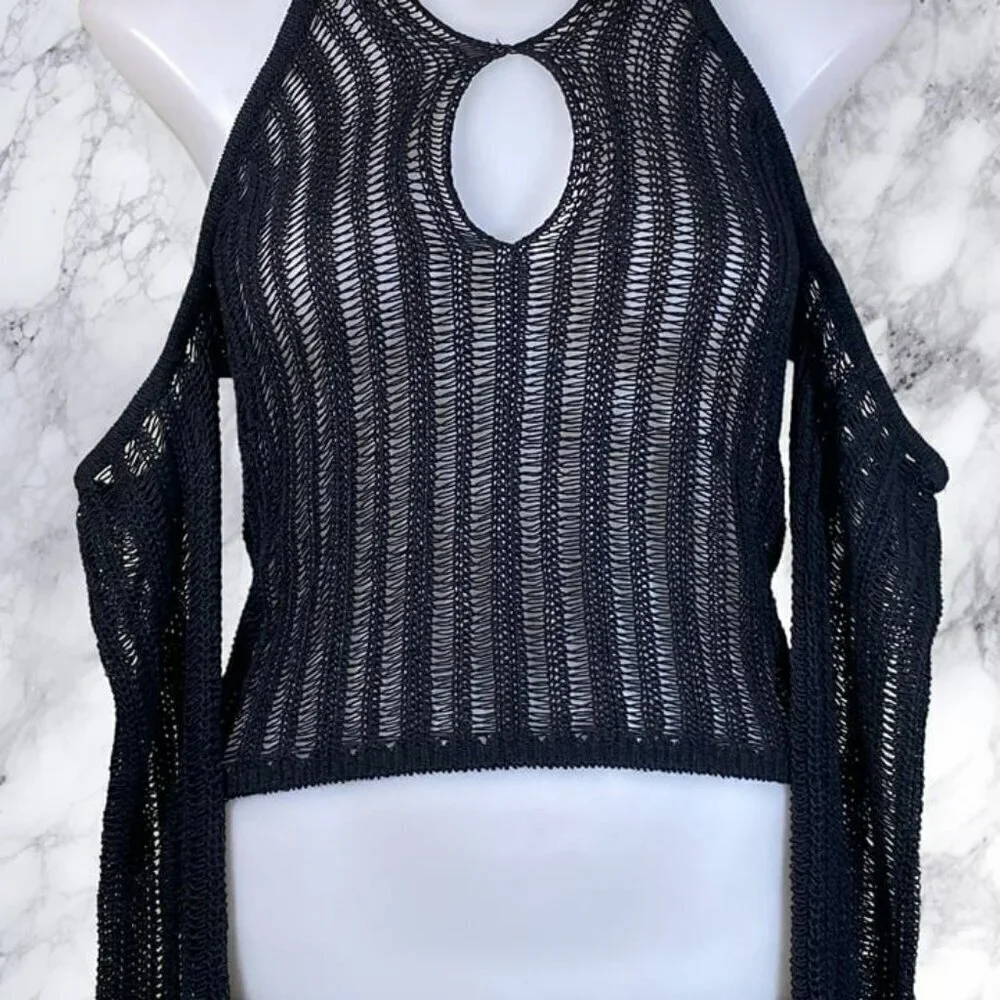 NBD Adelaide Knit Top - Black